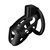 Клітка для пеніса з замком LOCKINK SEVANDA Plastic Penis Chastity Cage Black зображення