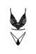 Кружевной комплект Noir Handmade Kissable French Kiss Set, размер L/XL картинка 3