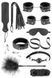 Набор для BDSM Fetish Tentation SM Bondage Box in vegan leather 10pcs картинка 1
