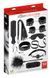 Набор для BDSM Fetish Tentation SM Bondage Box in vegan leather 10pcs картинка 2