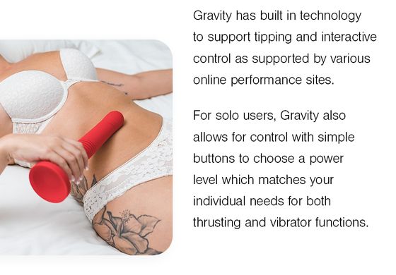 Смарт міні секс-машина зі знімною присоскою Lovense Gravity, підходить для вебкам (діаметр 3,7 см) зображення