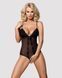 Сексуальне боді з вирізом Obsessive 841-TED-1 teddy, розмір S/M картинка 1