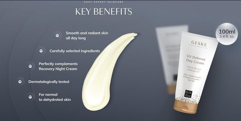 Денний крем із захистом від УФ-випромінювання GESKE UV Defense Day Cream (100 мл) зображення