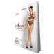 Боді у велику сітку з халтером та доступом Passion BS087 black картинка 7