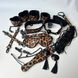 Набор для БДСМ с леопардовым принтом Liebe Seele Leopard Print 13pcs set (13 предметов) картинка 2