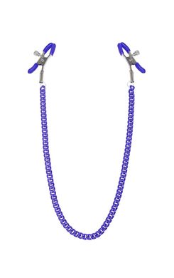 Затискачі для сосків з ланцюжком Feral Feelings Nipple clamps Classic, фіолетовий зображення