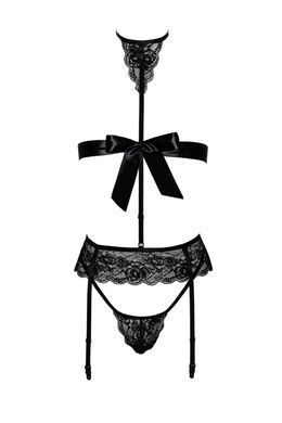 Мінімалістичний комплект Kissable Bondage Kiss Set Black, розмір S/M зображення