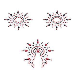 Пестіс Petits Joujoux Gloria set of 3 - Black/Red (Чорно-червоний) зображення