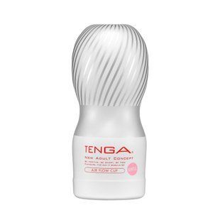 Мастурбатор з ефектом всмоктування Tenga Air Flow Cup GENTLE (ніжна стимуляція) зображення