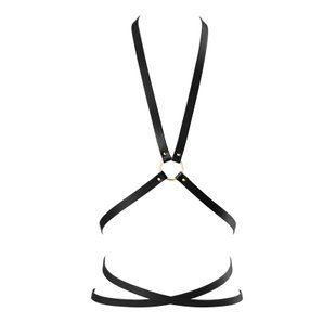 Портупея из экокожи Bijoux Indiscrets Maze Multi-Way Body Harness Black картинка