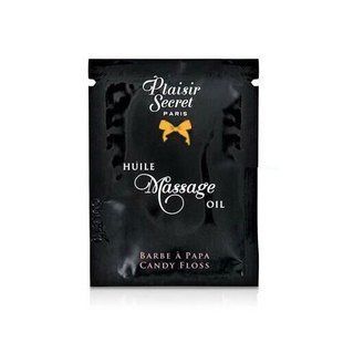 Пробник масажного масла з афродизіаками Plaisirs Secrets Цукрова вата (3 мл) зображення