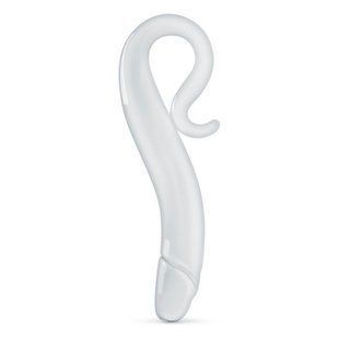 Скляний ділдо з ручкою Gildo Glass Dildo No. 14 (діаметр 2,6 см) зображення