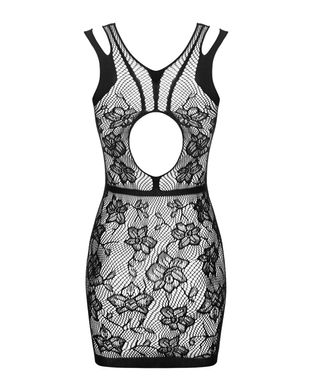 Ажурное прозрачное мини платье Obsessive D239 dress, размер S/M/L картинка