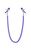 Затискачі для сосків з ланцюжком Feral Feelings Nipple clamps Classic, фіолетовий зображення