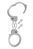 Наручники металеві з ключами Fetish Tentation Soft adjustable metal wrist cuffs зображення