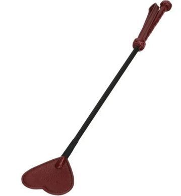 Шлепалка-сердце Liebe Seele Wine Red Riding Crop with Heart-Shape Tip картинка