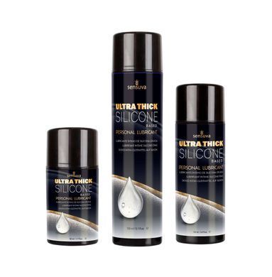 Густа силіконова змазка Sensuva UltraThick Silicone (100 мл) зображення