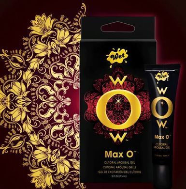 Возбудительный гель для клитора Wet Wow Max O Clitoral Arousal Gel, легкое покалывание (15 мл) картинка