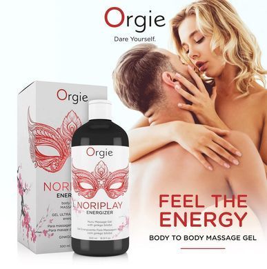 Гель для NURU-массажа + защитная простыня Orgie Noriplay Energizer (500 мл) картинка