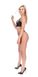 Комплект из эко-кожи с люверсами и ремешками: бра и трусики Passion Malwia Bikini black, размер 4XL/5XL картинка 8