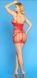 Короткое платье-сетка JSY Red One Size картинка 2