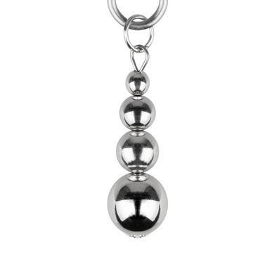 Затискачі для сосків Bedroom Fantasies: Nipple Clamps with Beaded Chain Silver зображення