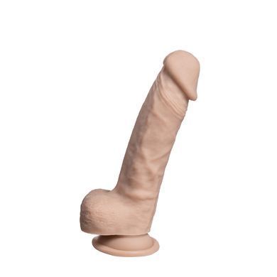 Реалістичний фалоімітатор на присосці SilexD Johnny Real Skin Flesh (8in MODEL 1), діаметр 3,8 см зображення