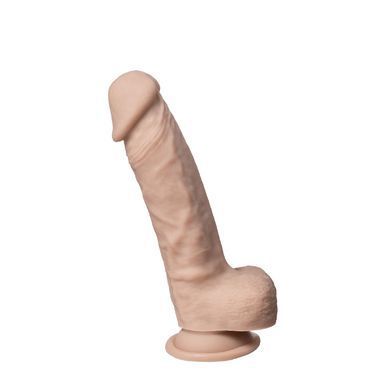 Реалістичний фалоімітатор на присосці SilexD Johnny Real Skin Flesh (8in MODEL 1), діаметр 3,8 см зображення