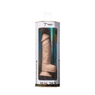 Реалістичний фалоімітатор на присосці SilexD Johnny Real Skin Flesh (8in MODEL 1), діаметр 3,8 см зображення