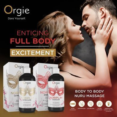 Гель для NURU-массажа + защитная простыня Orgie Noriplay Energizer (500 мл) картинка