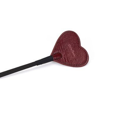 Шлепалка-сердце Liebe Seele Wine Red Riding Crop with Heart-Shape Tip картинка
