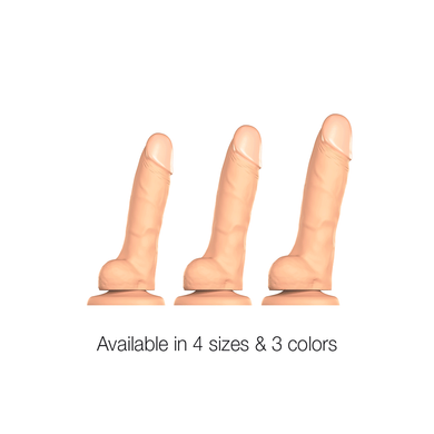 Реалистичный фаллоимитатор Strap-On-Me SOFT REALISTIC DILDO Vanilla, размер M (диаметр 3,8 см) картинка