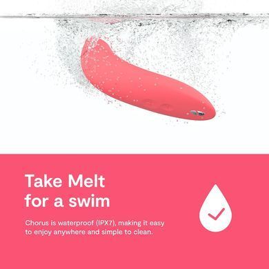 Вакуумний смарт-стимулятор для пар Melt by We-Vibe Coral (зручно поєднувати з проникаючим сексом) зображення