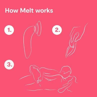 Вакуумний смарт-стимулятор для пар Melt by We-Vibe Coral (зручно поєднувати з проникаючим сексом) зображення