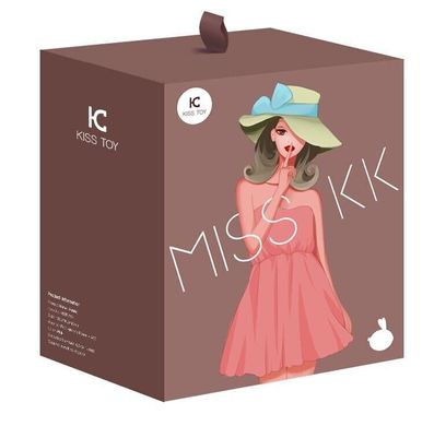 Вакуумный стимулятор с вибрацией KissToy Miss KK Pink (длина 8,28 см) картинка