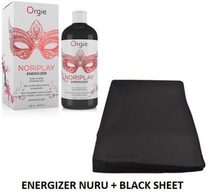 Гель для NURU-массажа + защитная простыня Orgie Noriplay Energizer (500 мл) картинка