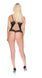 Боди из эко-кожи и кружева Passion Loona Body black, размер L/XL  картинка 9