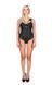 Боди из эко-кожи и кружева Passion Loona Body black, размер L/XL  картинка 7