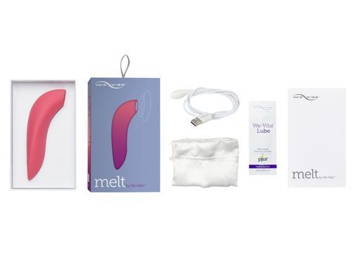 Вакуумний смарт-стимулятор для пар Melt by We-Vibe Coral (зручно поєднувати з проникаючим сексом) зображення