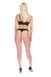 Комплект из эко-кожи с люверсами и ремешками: бра и трусики Passion Malwia Bikini black, размер 4XL/5XL картинка 9