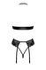 Мінімалістичний комплект Kissable Bondage Kiss Set Black, розмір S/M картинка 4