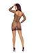 Сукня-сітка прозора Passion BS108 One Size, black картинка 2