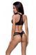 Комплект сексуального белья Passion Exclusive - ARIN SET black L/XL картинка 3