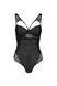 Боди из эко-кожи и кружева Passion Loona Body black, размер L/XL  картинка 5