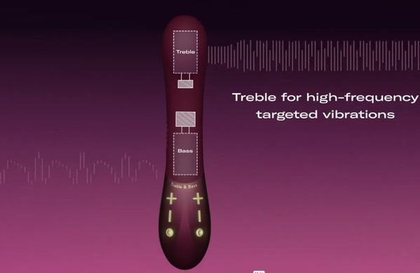 Вибратор для точки G Hot Octopuss KURVE Treble and Bass Technology (диаметр 3,8 см) картинка