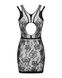 Ажурное прозрачное мини платье Obsessive D239 dress, размер S/M/L картинка 4