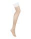 Чулки на широкой резинке Obsessive Heavenlly stockings, размер XS/S картинка 3