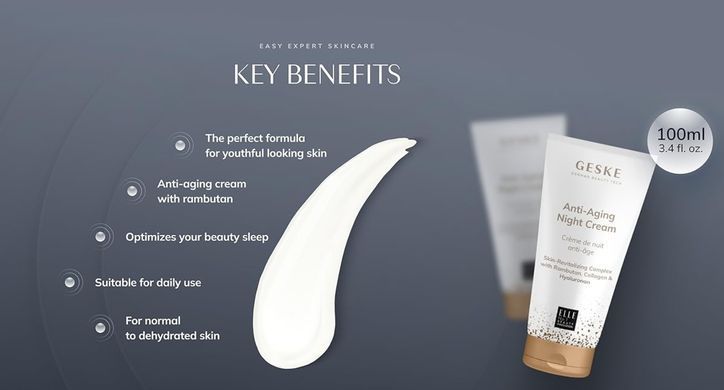Антивіковий нічний крем GESKE Anti-Aging Night Cream (100 мл) зображення