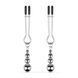 Затискачі для сосків Bedroom Fantasies: Nipple Clamps with Beaded Chain Silver картинка 1