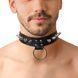 Чоловічий чокер з шипами та кільцем Art of Sex Stiles Leather and Spikes картинка 1